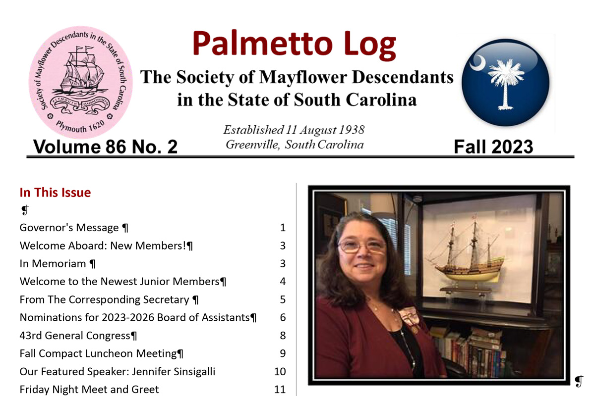 Palmetto Log Fall 2023