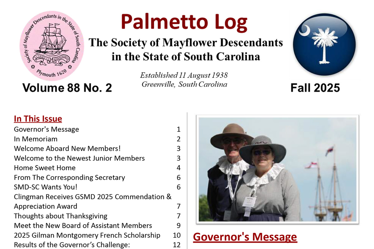 Palmetto Log Spring 2025