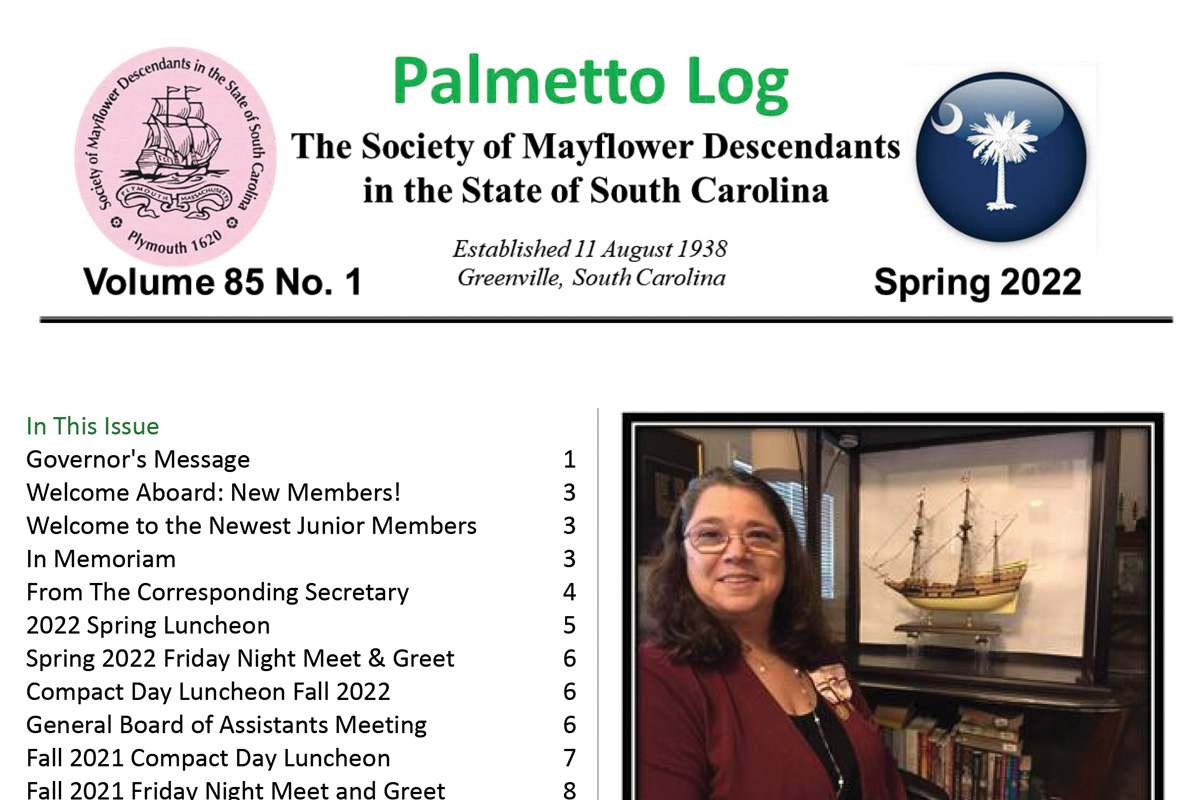 Palmetto Log Spring 2022