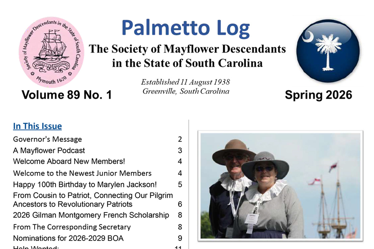 Palmetto Log Spring 2026